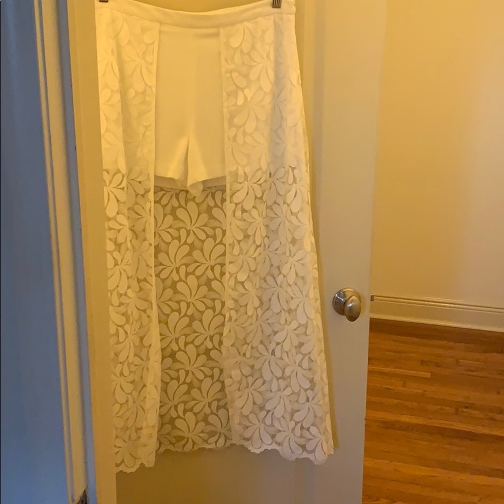 Trina Turk shorts with overlay